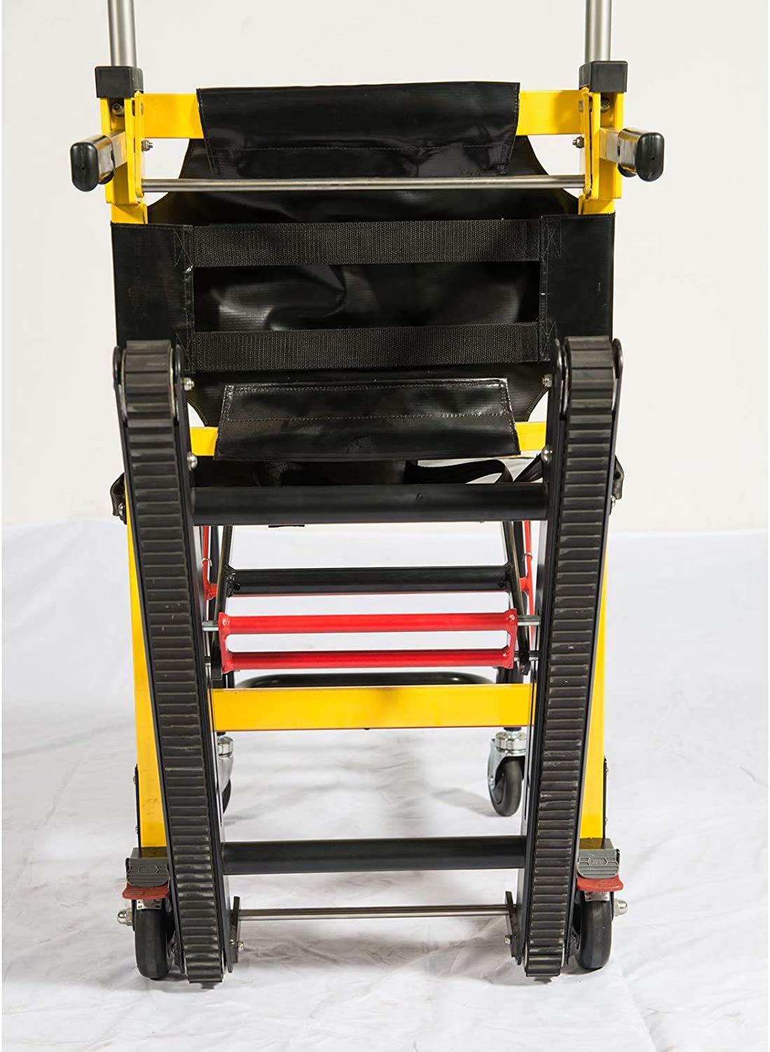 Klappbarer medizinischer Stuhl, Treppenlift, Rollstuhl, Treppenlift, Tragkraft 350 lbs, manueller Raupenlift, 4 Evakuierungsstühle, Krankenwagen