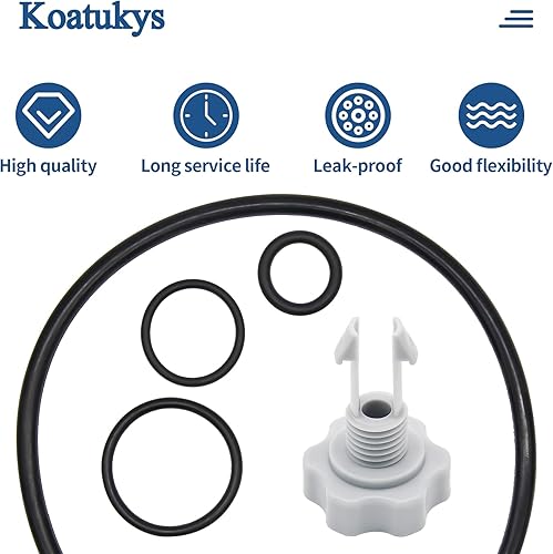 Miniatura 4 de 25003 Set de reemplazo para Intex con caudales inferiores a 1500 galones por hora Bomba de filtro Sellos Parte