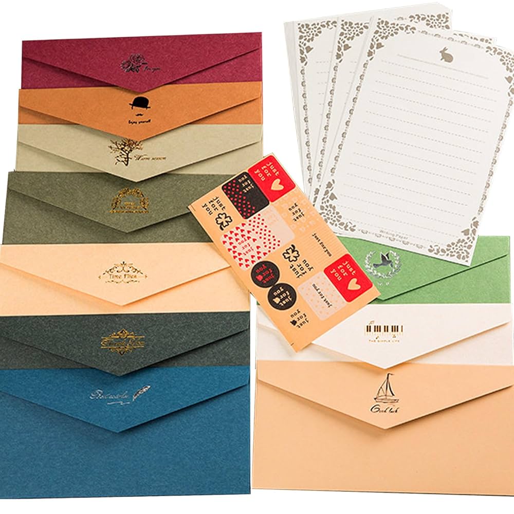 Amazon.co.jp: VitalBloom 手紙セット 封筒10枚 ウサギ便箋20枚