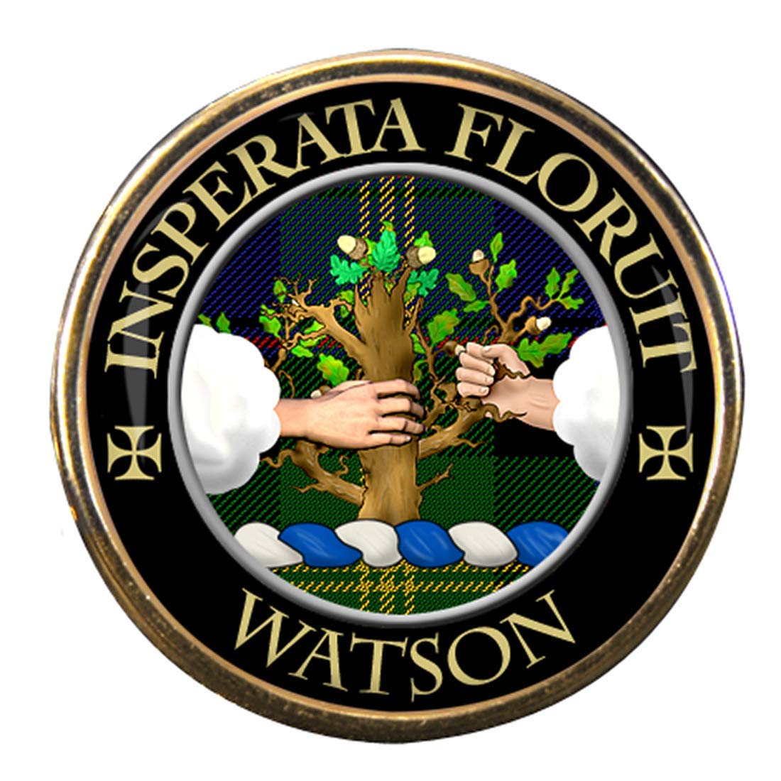 Watson Scottish Clan Pin Badge