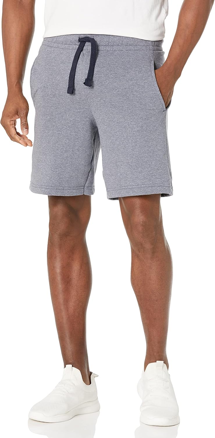 Hanes Mens Originals Sweat Shorts, Midweight Fleece Shorts with Pockets, 8″