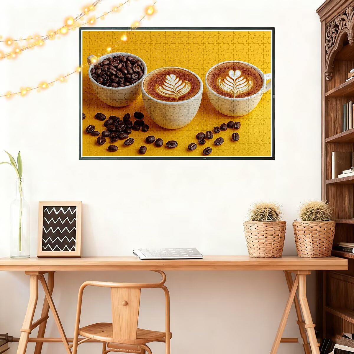 Puzzle 5000 sztuk dla dorosłych kawa puzzle dla dorosłych nowoczesne puzzle zabawki edukacyjne oryginalne prezenty dla kobiet puzzle kreatywna rozrywka zabawna rodzina gra 156 x 105 cm J-07