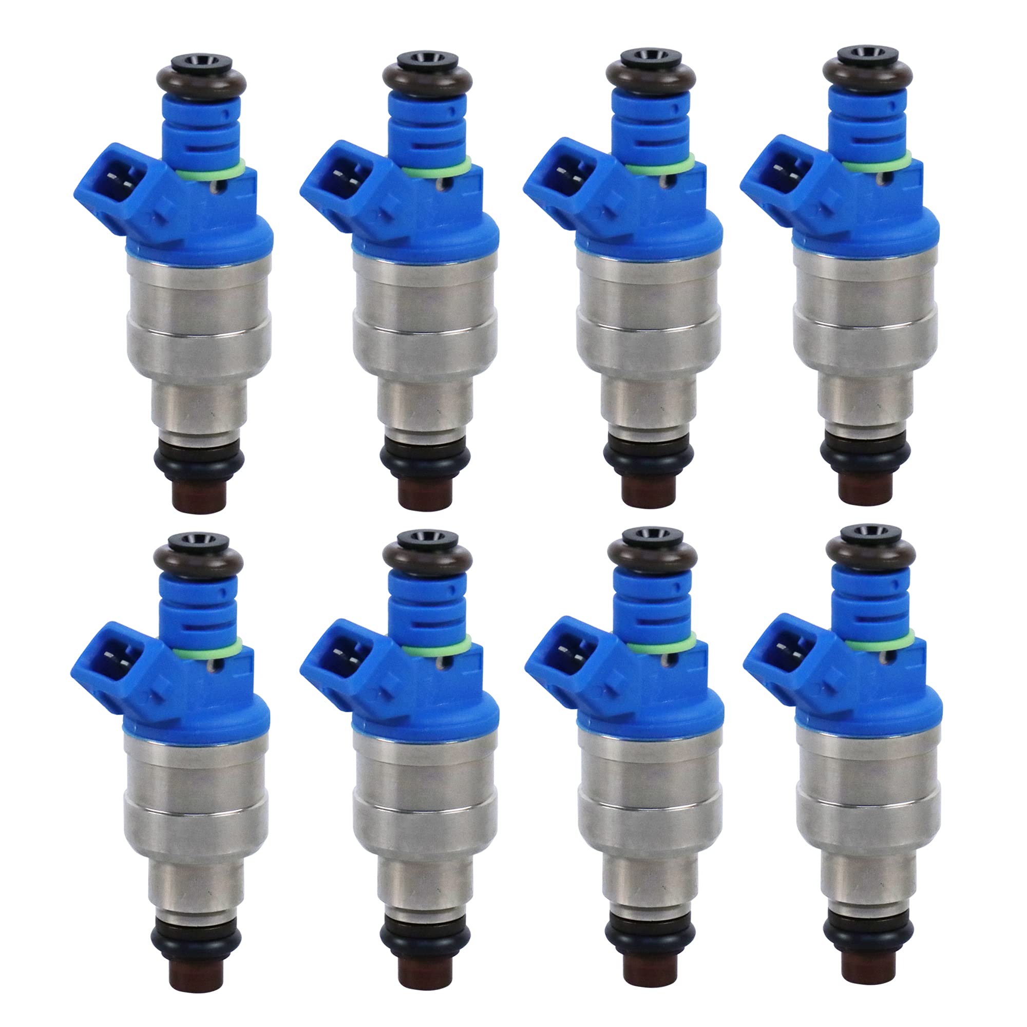 POLEMOTOR Fuel Injectors 24lb 0280150947 Compatible with Dodge Dakota Durango Ram 1500 2500 3500 (Set of 8)