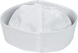 DIY White Sailor Hats, Set of 12 - VBS Vacation Bible School Supplies/Decor - Crafts for Kids and Fun Party Activities - Buy now
