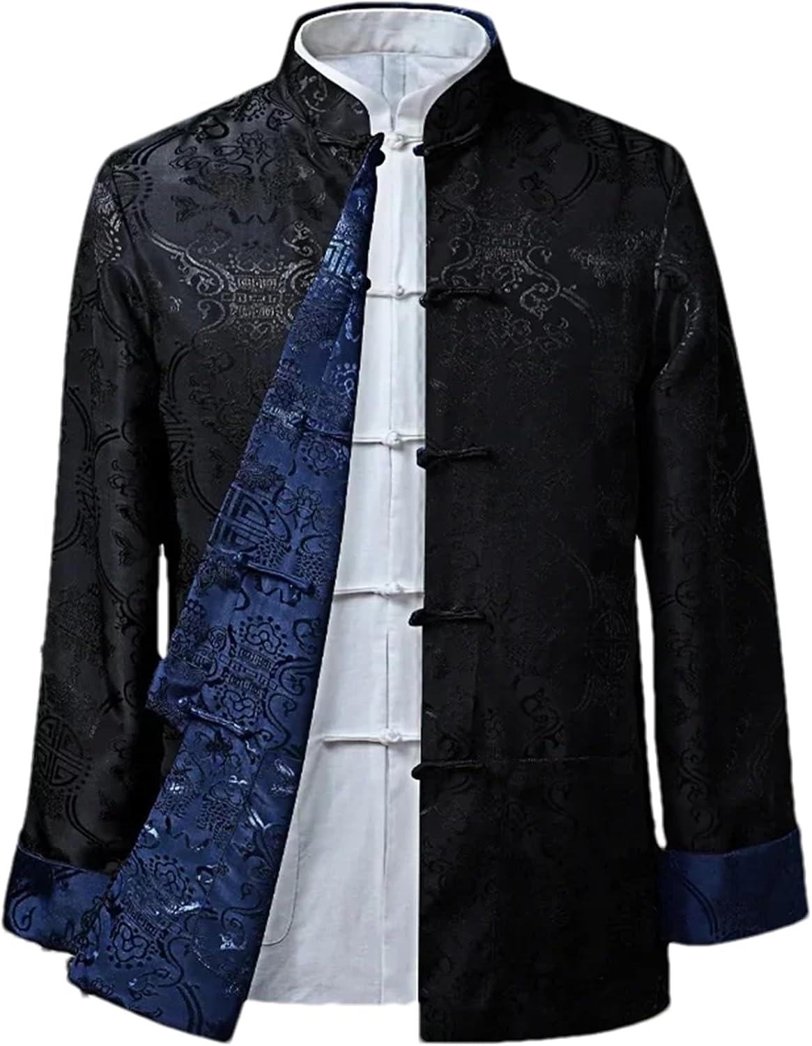 Men Chinese Dragon Shirt Kung Fu Coats China New Year Tang Suit Traditional Chinese Clothing For Men Jackets Hanfu