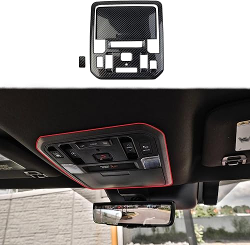 Fewshaw Cubierta de lámpara de luz de lectura de techo de fibra de carbono Accesorios para Toyota Tundra 2022+ Sequoia 2023+ disponible en Yaxa Venezuela