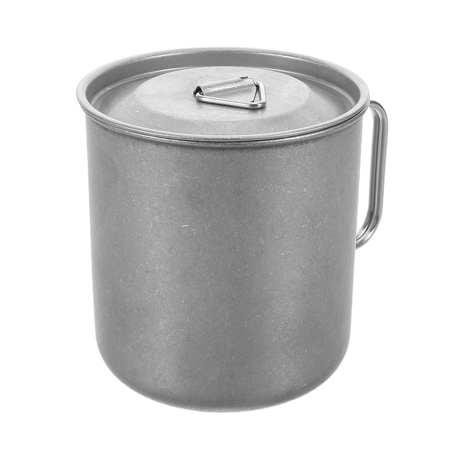 Zusammenklappbarer Edelstahlbecher Edelstahlbecher | Outdoor faltbare Camping 500 ml Vintage-Stil