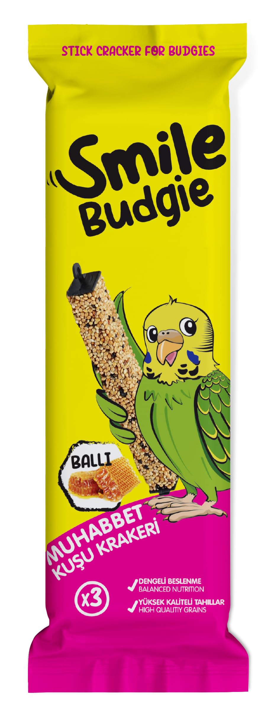 Smile 3 lü Ballı Muhabbet Krakeri