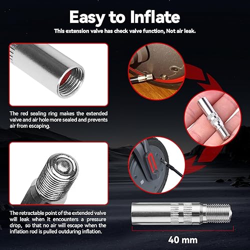 Miniatura 6 de aibiku Neumáticos todoterreno 5075-6.1 con tubo interior grueso de 8 12 x 2 para Xiaomi M365, Pro, Gotrax, neumáticos de scooter de 8.5 pulgadas,