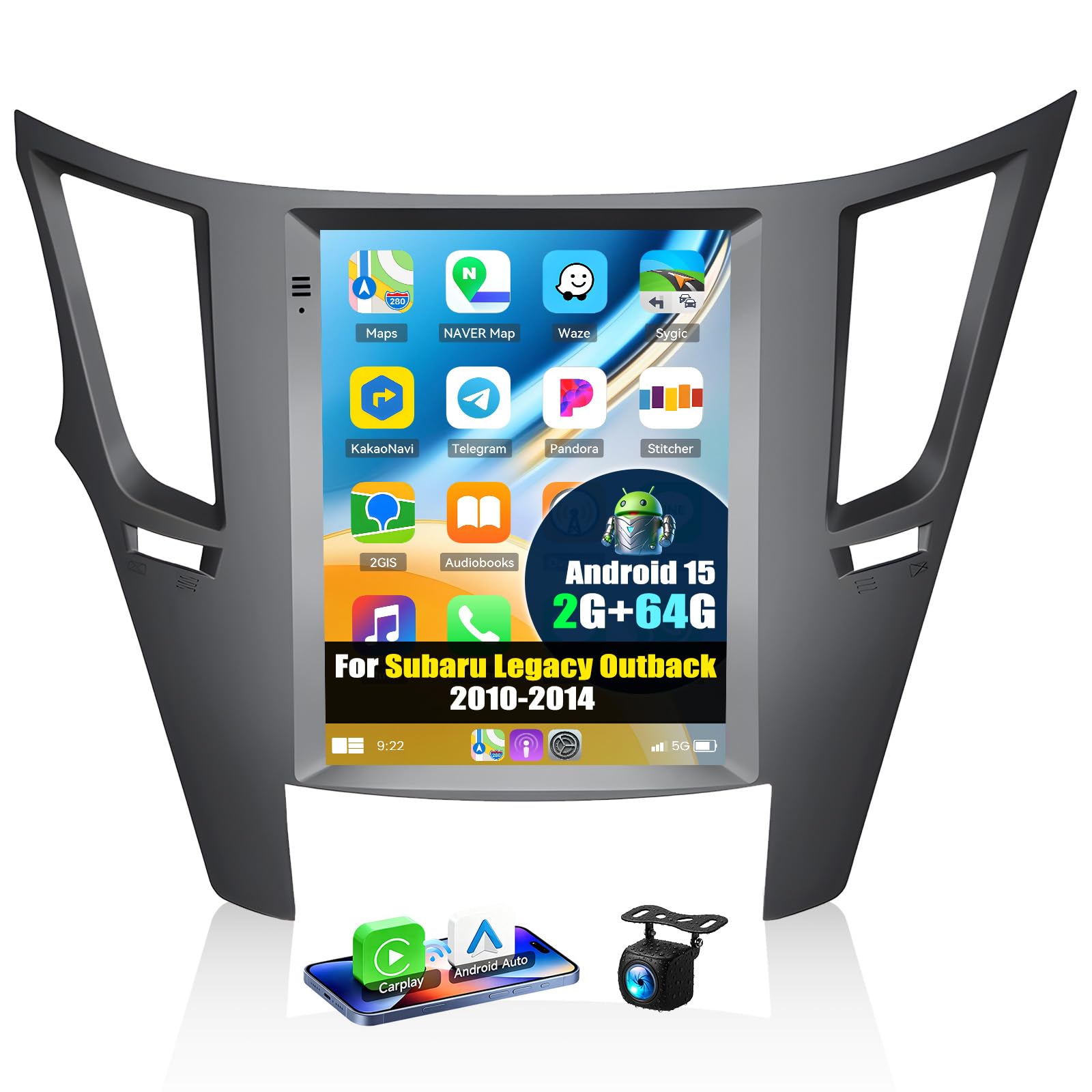 Photo 1 of OiLiehu Android 15 Car Stereo for Subaru Outback Legacy 2010-2014