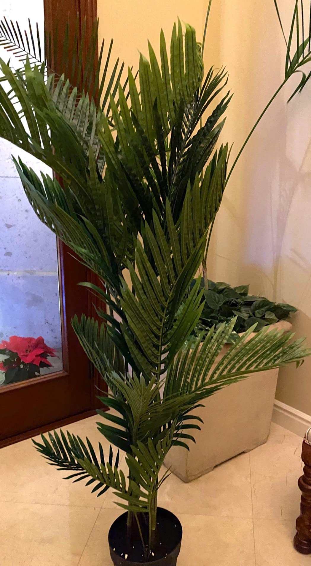 14/mo Finance Amazon Basics Artificial Palm Tree Plant with Plastic