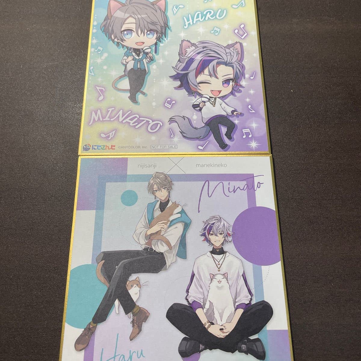 にじさんじ　まねきねこ　色紙　不破湊 甲斐田晴　ROF-MAO Amazon.co.jp: にじ さんじ まねきねこ 色紙 不破湊 甲斐田晴 : 文房具