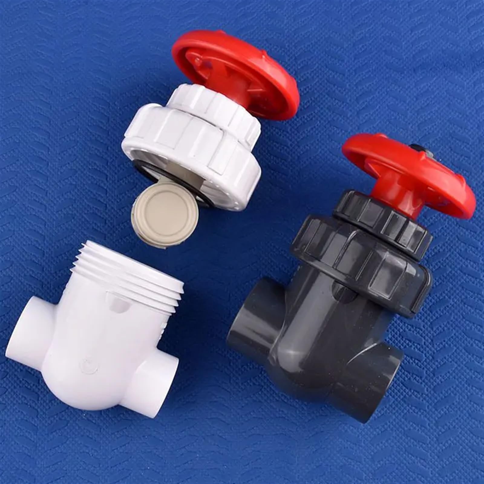 Válvula de compuerta UPVC 20~63mm, interruptor Control flujo precisión, válvula bola riego agua for jardín, Accesorios for tanque peces acuario Para Control Del Flujo Del Riego