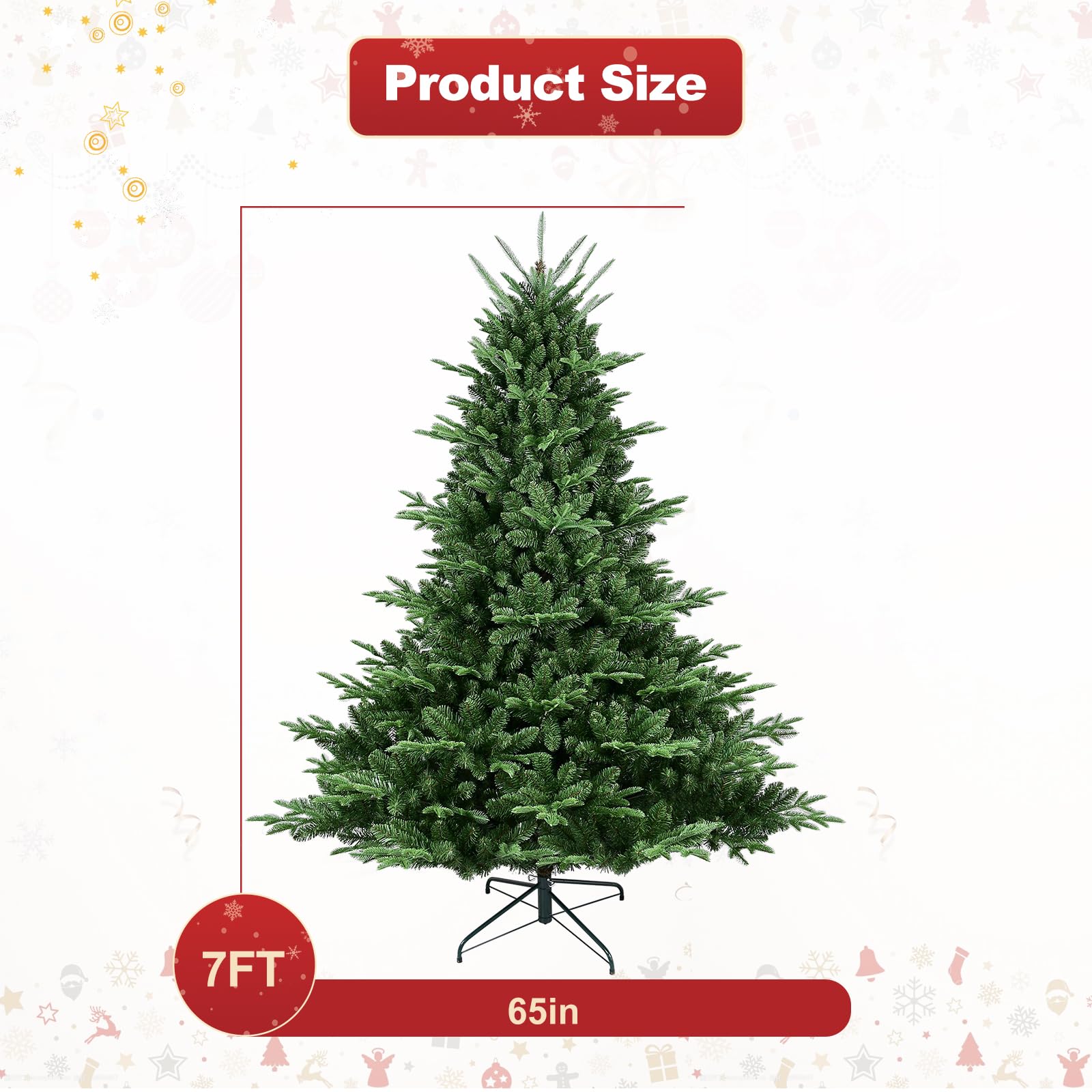 7.5フィート クラシック人工クリスマスツリー Amazon.co.jp: クリスマスツリー 7フィート : おもちゃ