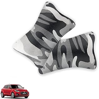 PulGos Universal and Spongy Car Neck Rest Cushion Army Print in Multicolor for _PG846-picture-22