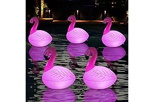 Rukars Floating Flamingo Pool Lights