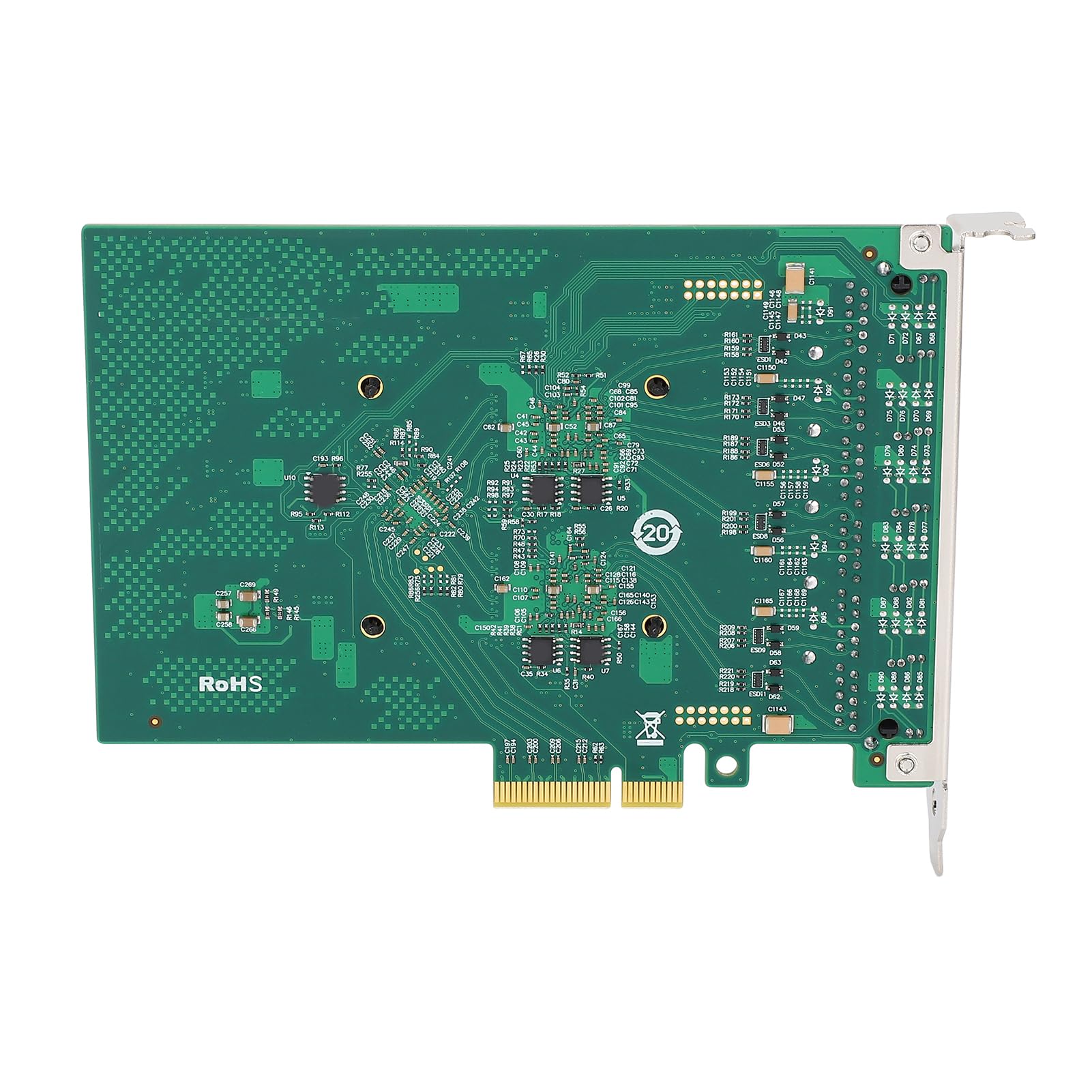 Carte Réseau PCIe 6 Ports Gigabit Ethernet, Puce I350