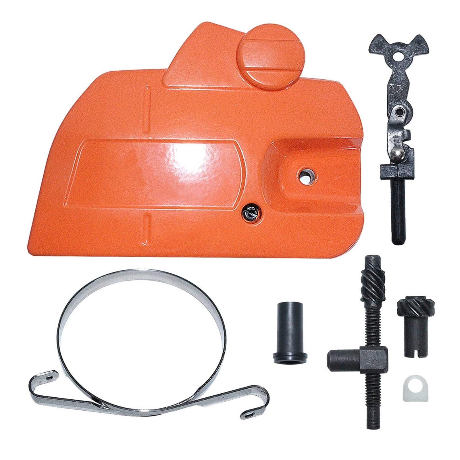 Banda de Cubierta de Embrague de Freno de Cadena for Kit de buje guía de Tensor de Ajuste de articulación de Rodilla 445, Repuesto de Motosierra