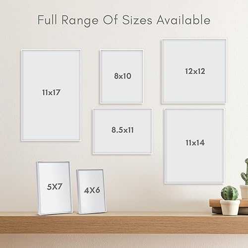 Miniatura 8 de Mantello - Portarretratos de carga frontal de 5 x 7 pulgadas, negro, para colgar en pared, para mesaescritorio portarretratos múltiples para galería