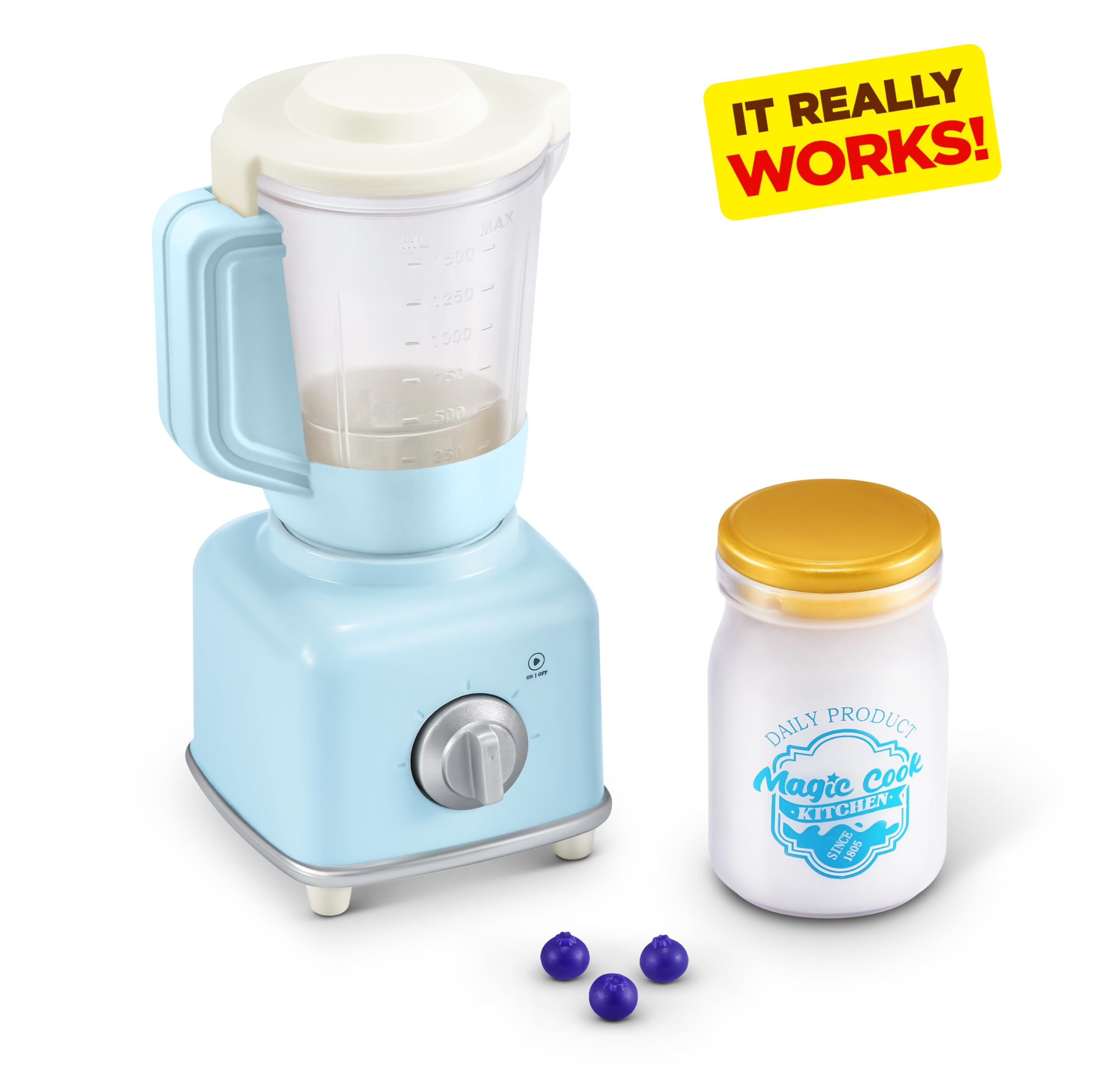 Mini Brands Really Works Magic Cook Kitchen Cápsula Serie 1 (Blender) de ZURU: Electrodomésticos Miniatura funcionales, Juguete Coleccionable Sorpresa para niños, Adolescentes y Adultos 3+ - 5