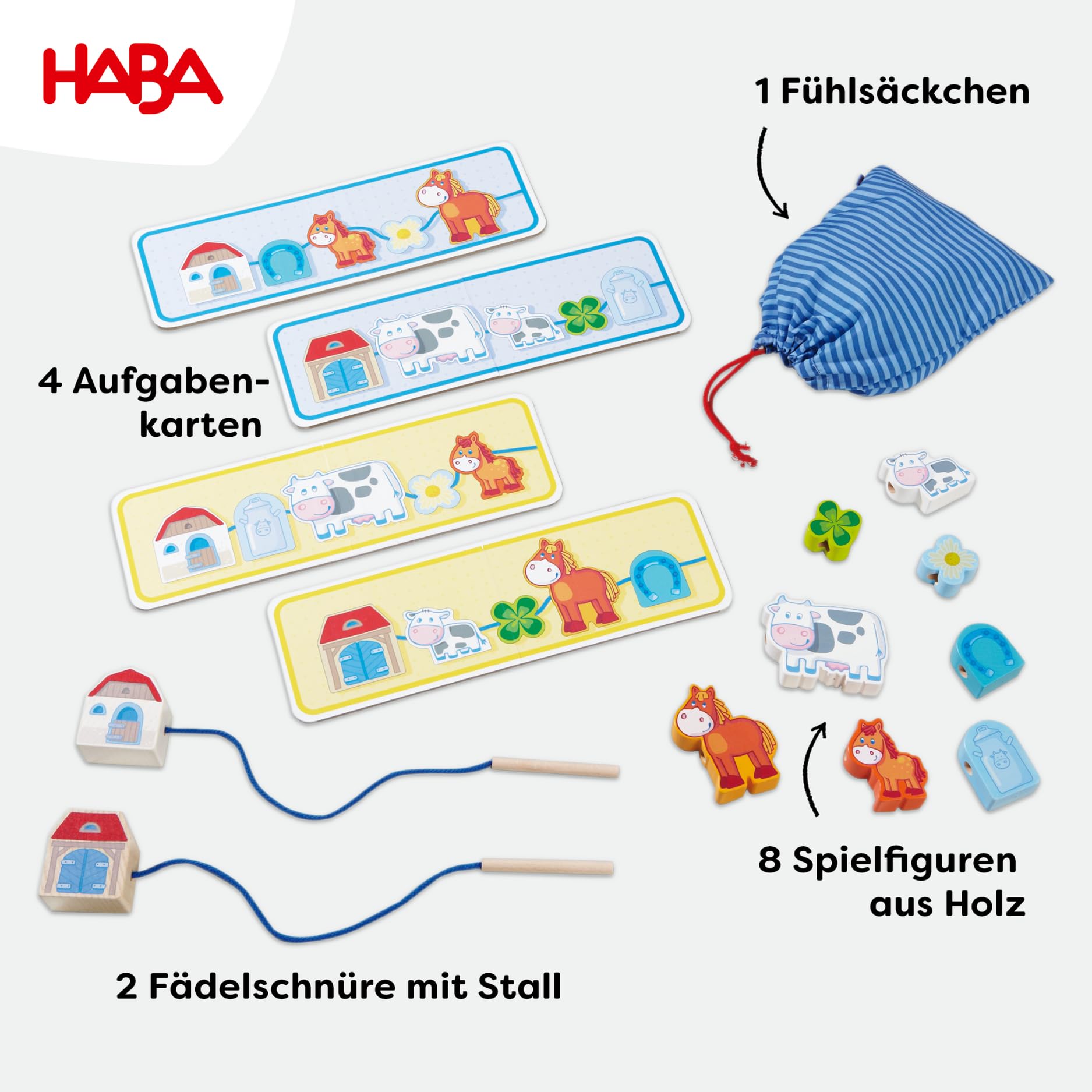 Haba Fädelspiel Auf dem Land