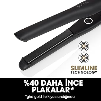 Ghd Mini İnce Plakalı Saç Düzleştirici, Siyah