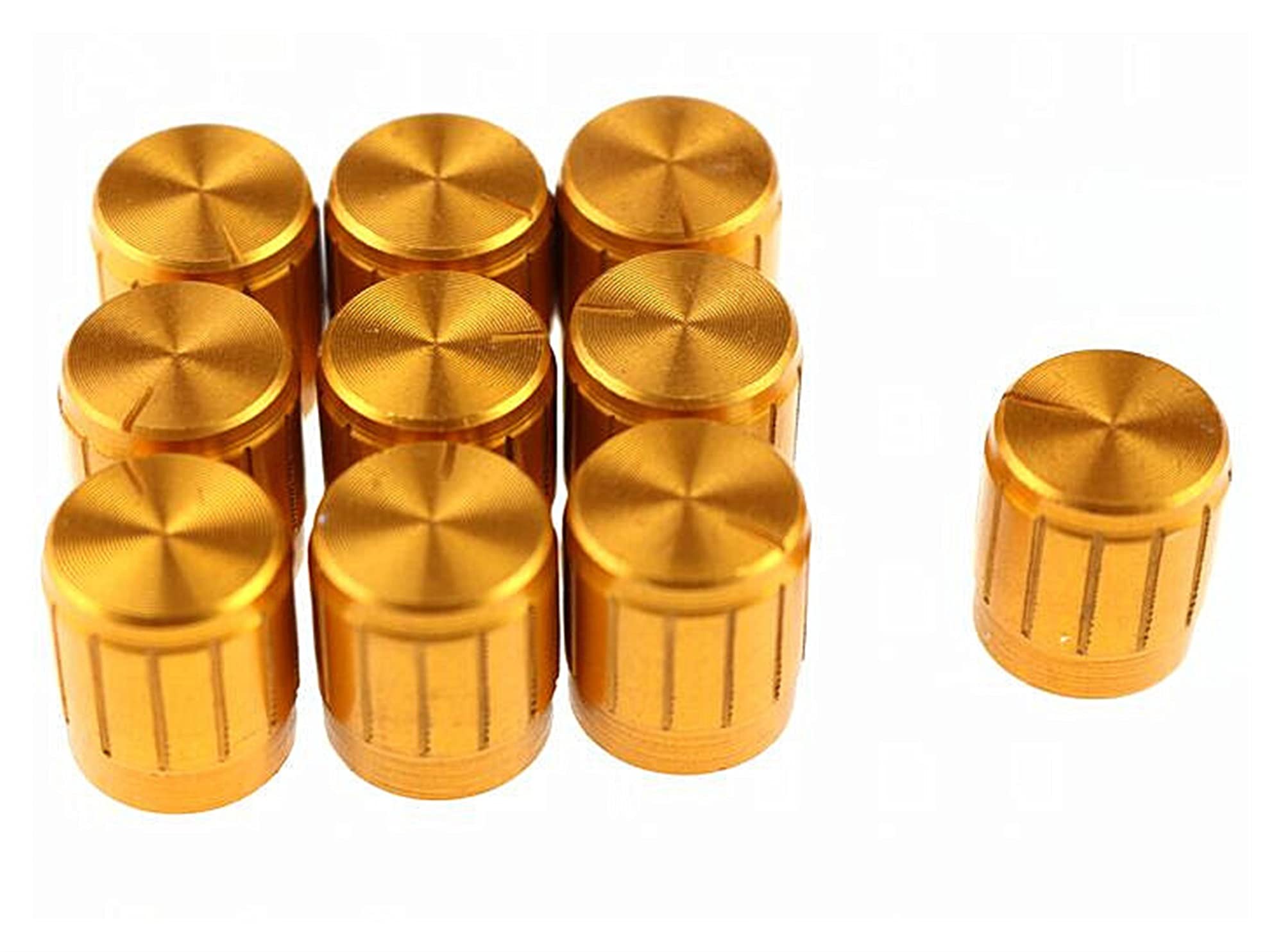 Boutons de potentiomètre en aluminium 15mm AMSH pour personnaliser vos consoles audio