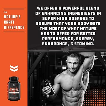 T-Enhance Testosterone Booster for Men with Horny Goat Weed - 60 Count