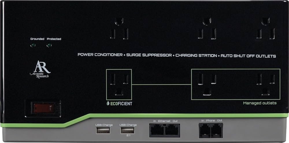 Amazon.com: Acoustic Research ARO6 6-Outlet ECO-Friendly