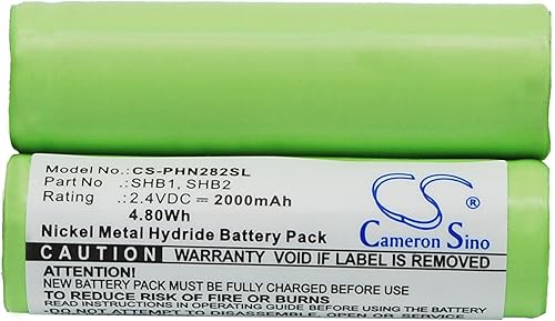 FITHOOD Batería de repuesto para Remington PG-250 10468 457 4B3 5BF1 M 6BL2 7BFSL1 8B11L R-9100TLT RR-1 R-TCT ULTW-1 WER6000 WER6200 WER8000 XLR3000