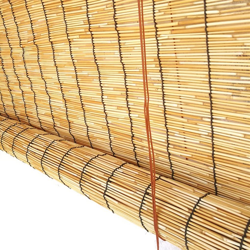 Tapparella Bamboo,Tapparelle Ombra arelle Sole,Tenda avvolgibile in bambù,Tende Romane,Oscurante Filtro Luminoso Cortina Tapparelle Protezione dal Sole e dalla Privacy,per Finestre e Porte