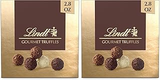 Lindt Gourmet Chocolate Truffles Gift Box, Assorted Chocolate Truffles, Great for gift giving, 2.8 Ounces (Pack of 2)