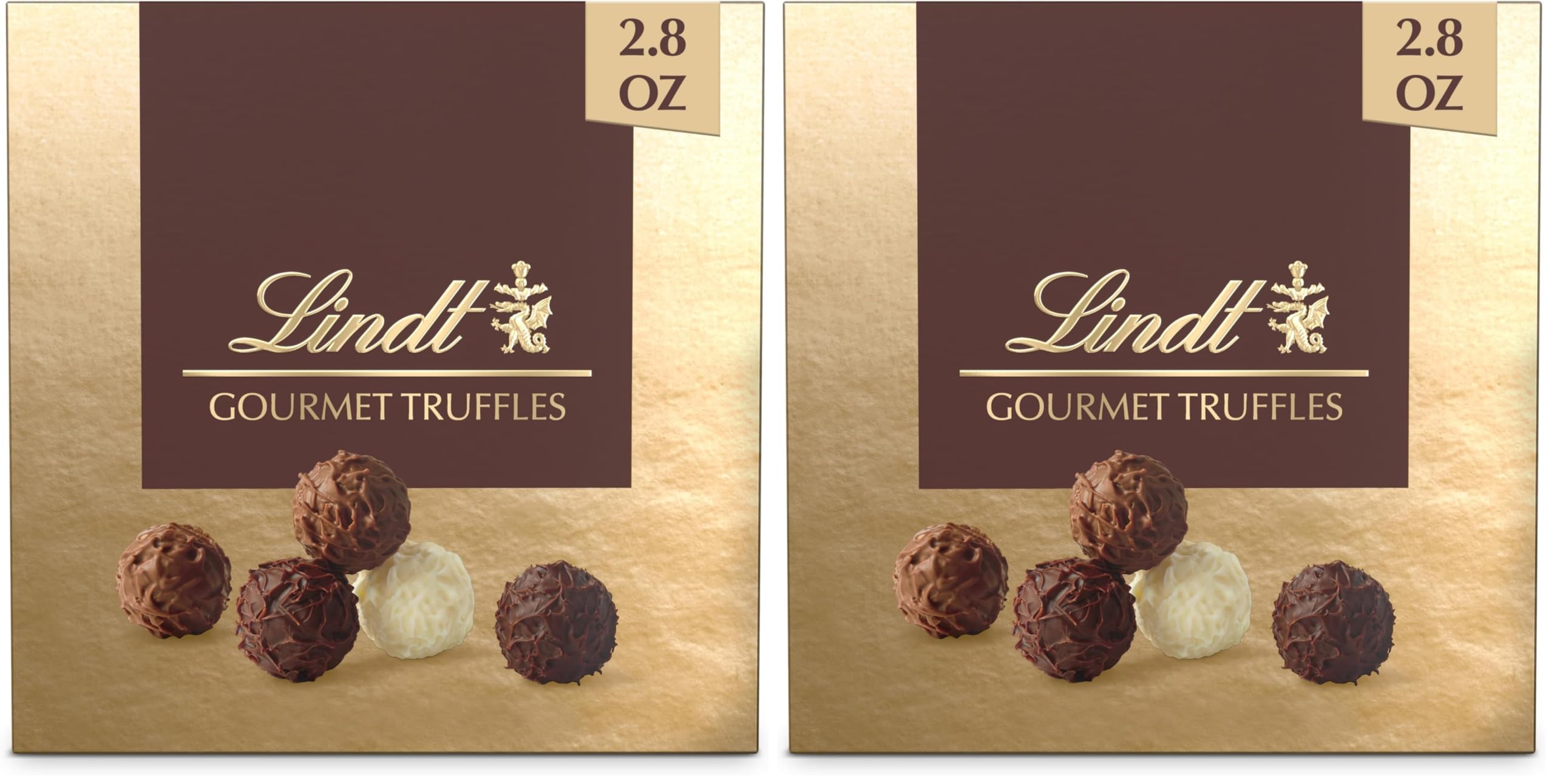 Gourmet Chocolate Truffles Gift Box, Assorted Chocolate Truffles, Great for gift giving, 2.8 Ounces (Pack of 2)