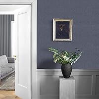 Vista 21 de Black Peel and Stick Wallpaper Black Contact Paper 17.7inch x 393.7inch Self Adhesive Vinyl Wallpaper Removable Wall Paper Peel and Stick Waterproof