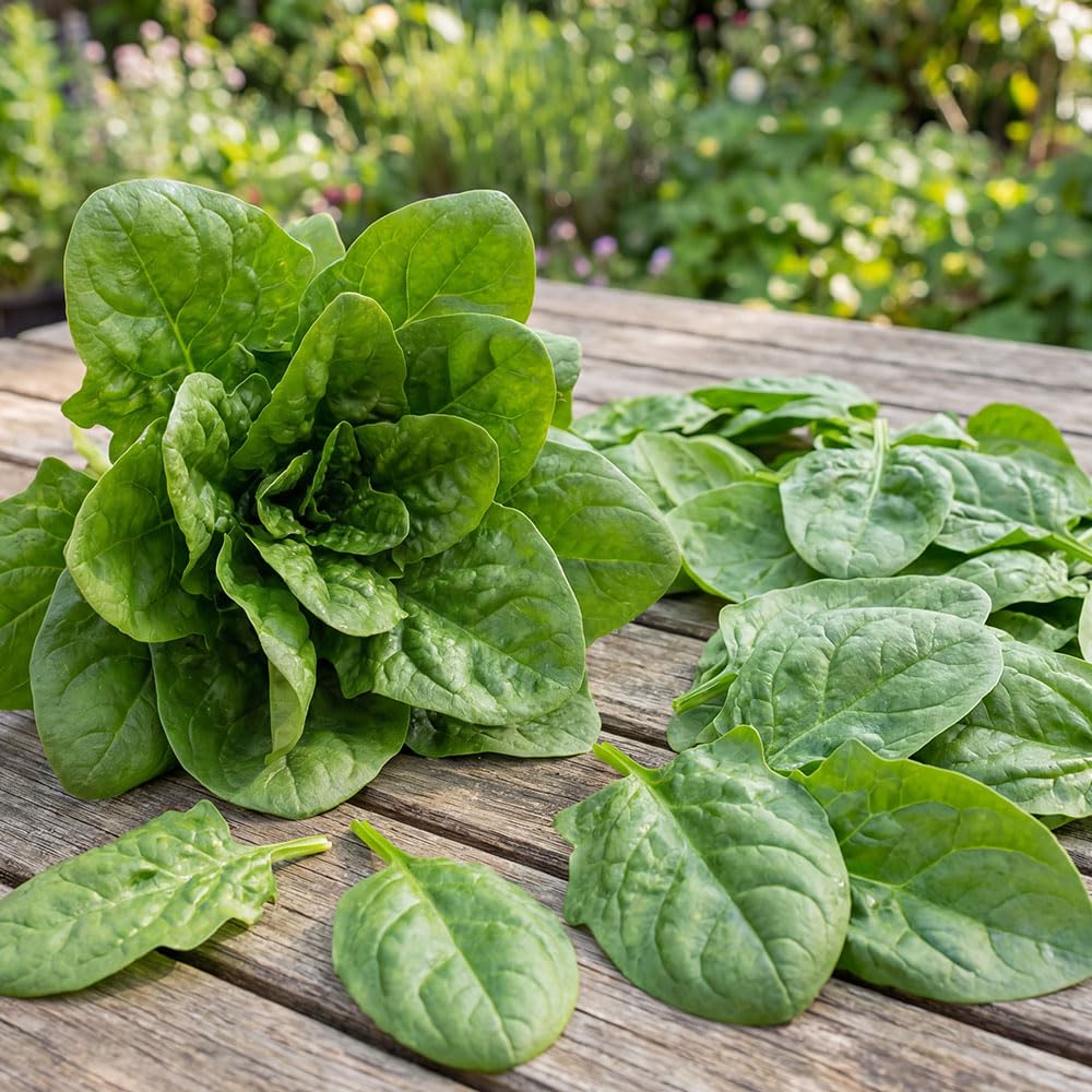 Spinach Seeds – Spinacio Matador – Mid-Early, Bolt-Resistant, Vigorous Growth, Rounded Blistered Leaves – High Yield, Easy to Grow – Outdoor & Container Growing