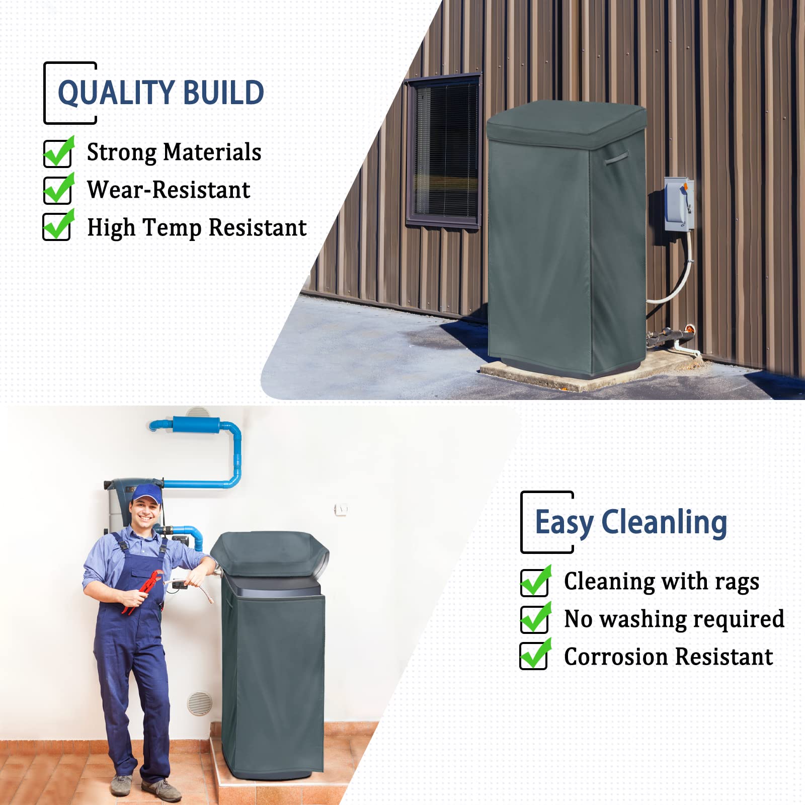 Water Softener Cover - Durable Outdoor Protection -5