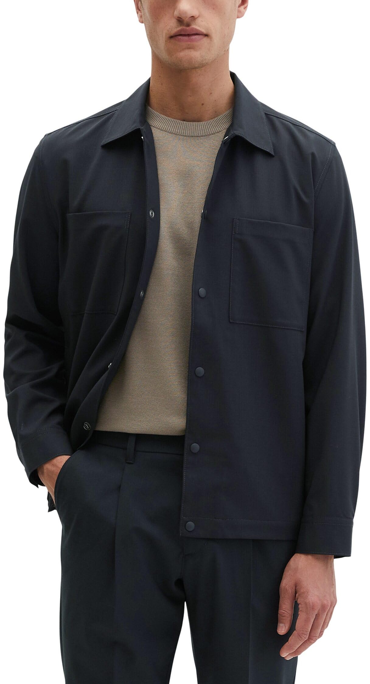 Marc OߴPolo DFB Travel Collection Herren Hemdjacke mit Brusttaschen Regular Fit