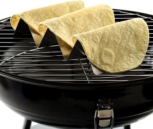 Miniatura 10 de Norpro Estante de tacos de acero inoxidable, tamaño único (2005)