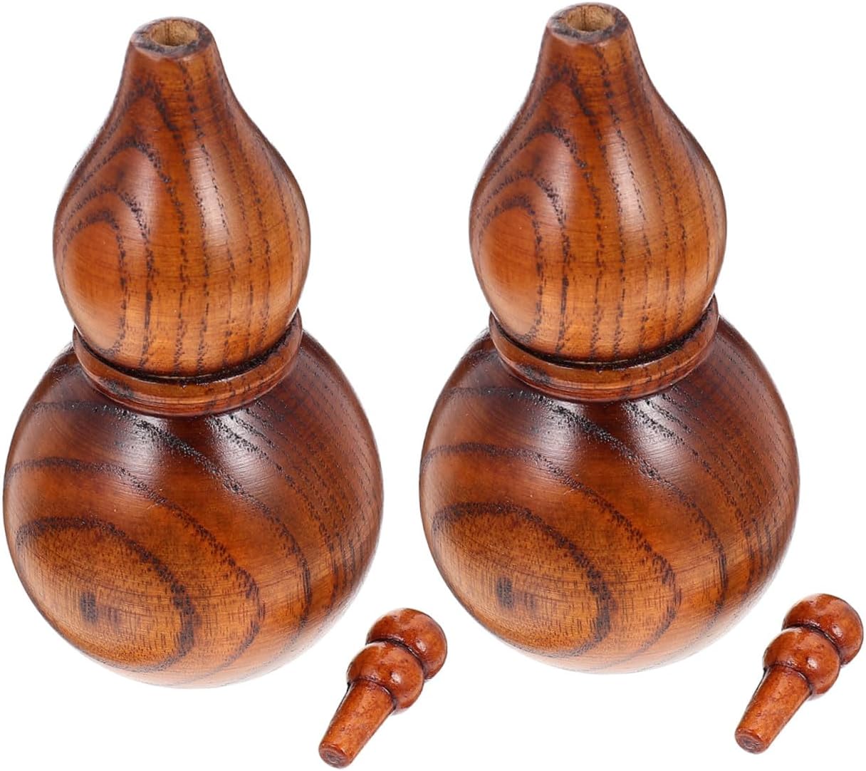 Wooden Toothpick Holder Set Creative Portable Toothpick Cases with Lid for Home and Dining Table