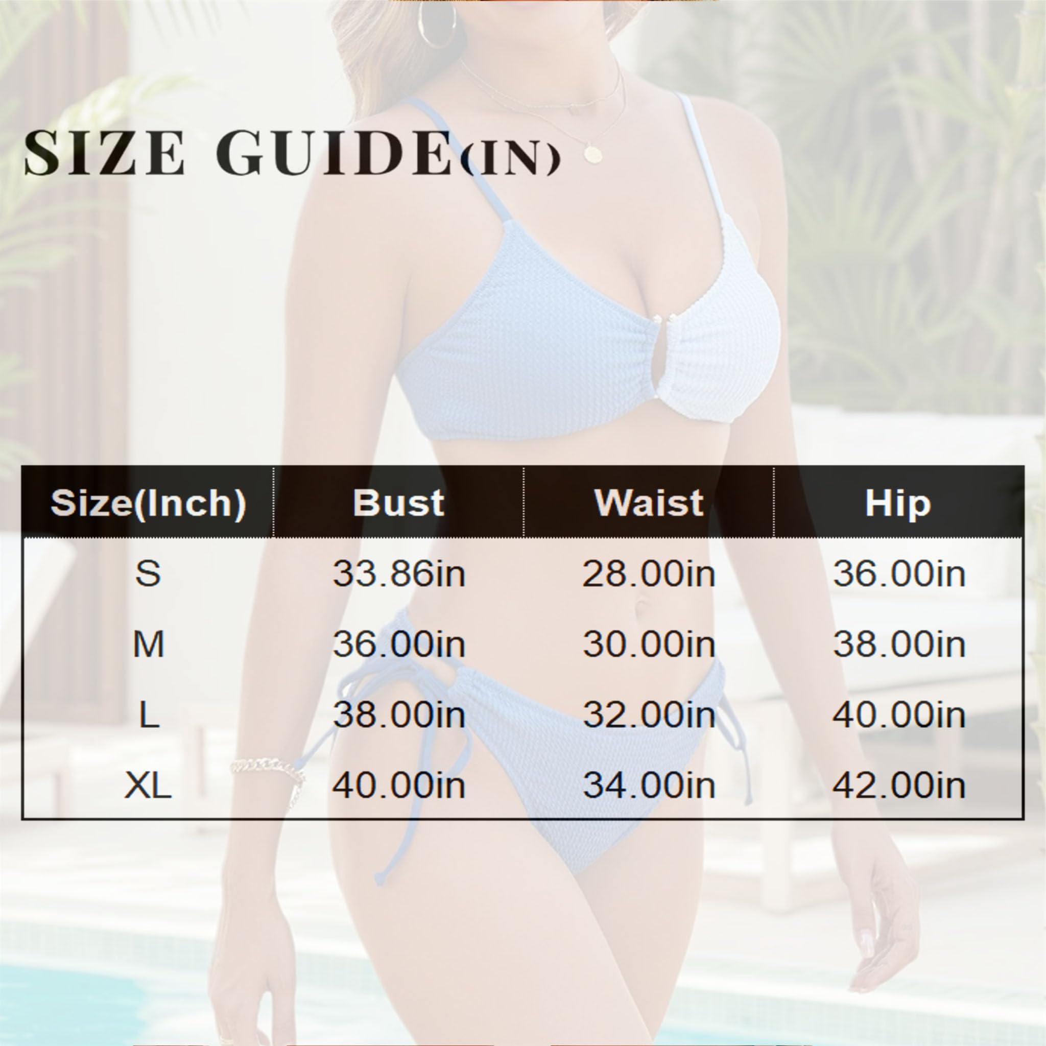 Conjunto de Bikini Mujer Push Up Traje de Baño Dos Piezas Elegante Tankini