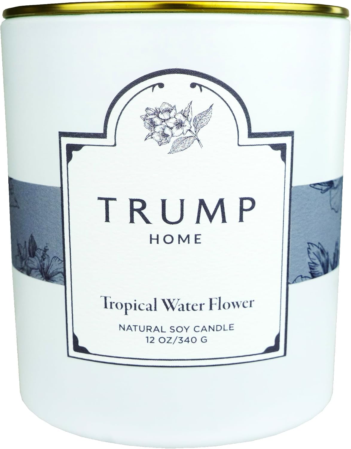 Trump Home Candle, Tropical Water Flower