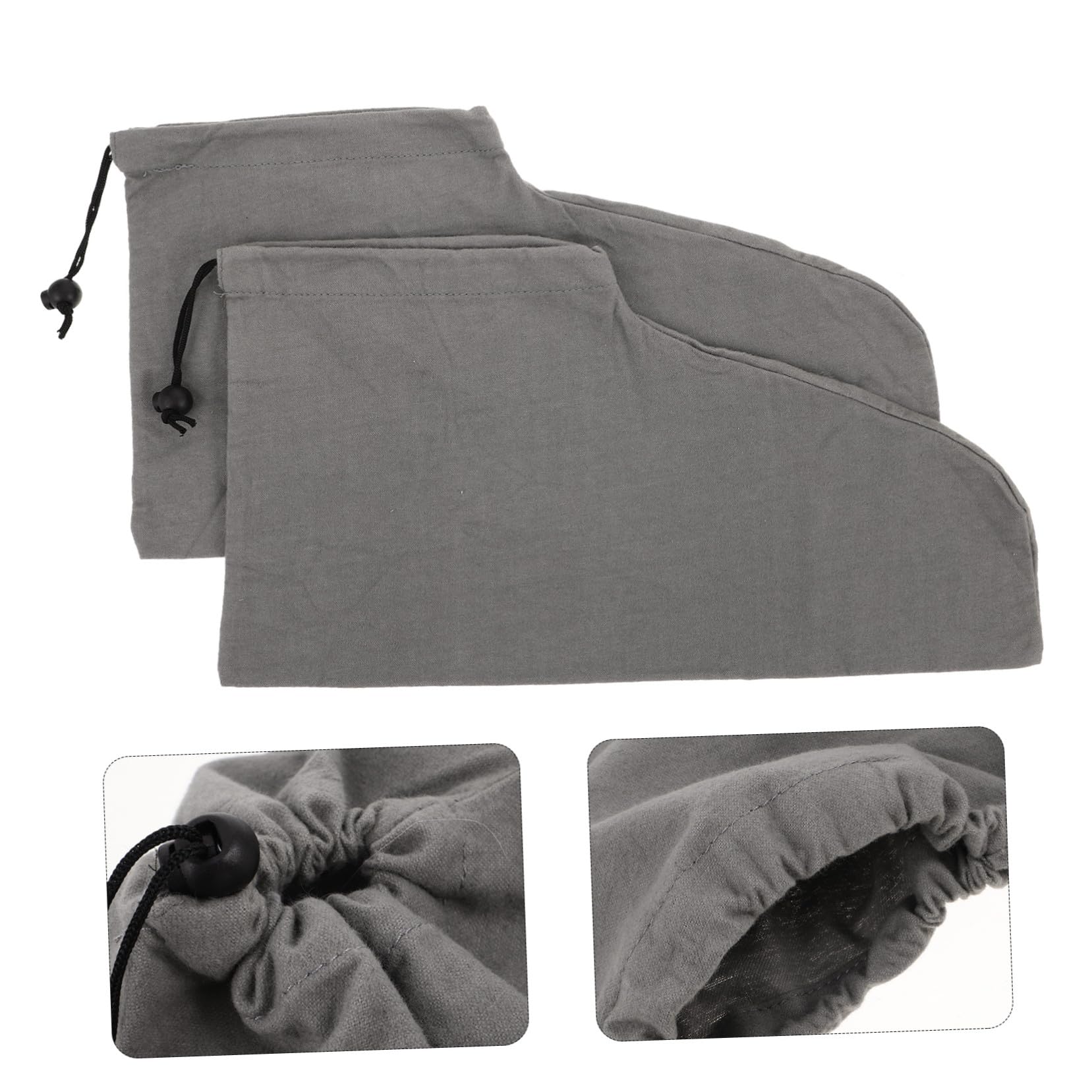 Borsa da Viaggio per Scarpe 6 Pezzi Cotone, Sacchetti | Chiusura a Coulisse, per Stivali e Scarpe, Uso in Armadi e Sotto Letto, Portatili e Leggeri