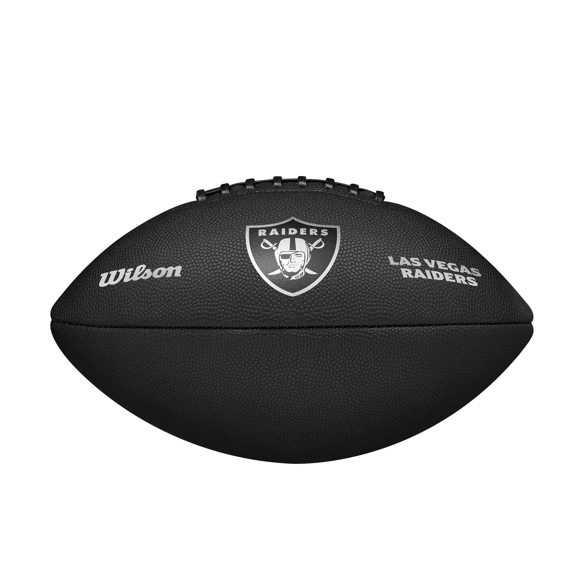 Wilson NFL Team Metallic Premiere Ballon de Football Taille Officielle Las Vegas Raiders
