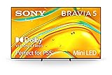 Sony BRAVIA 5 65 Inch TV, Mini LED, 4K Smart Google TV, XR Processor with AI Technology,120hz Television with Dolby Vision/Atmos, Exclusive Features for PlayStation®5, K-65XR50, 2025 Model 65 inches TV Only