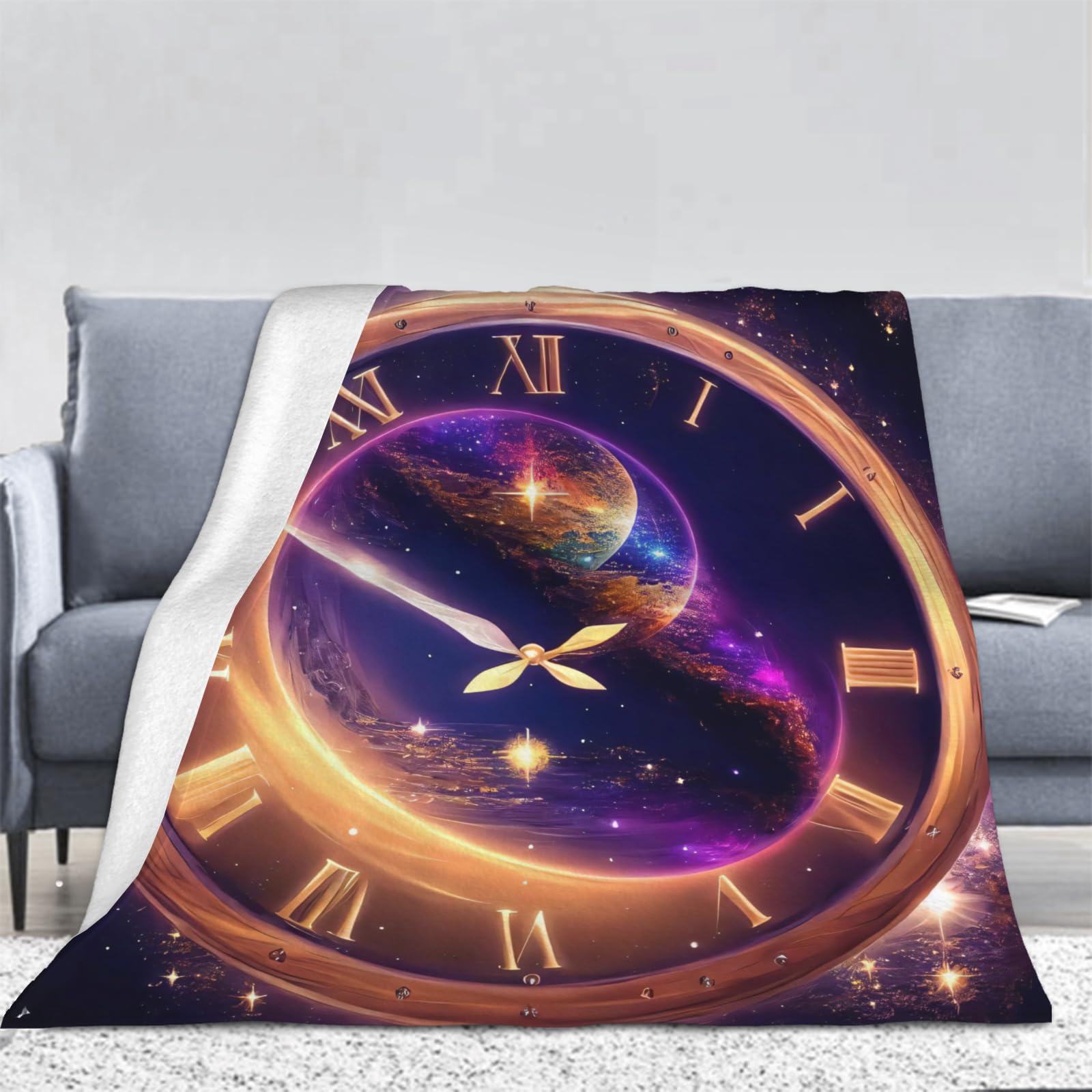Manta de Franela Geométrico 180x200 cm Manta de Franela de Microfibra Sueño Manta de Felpa Suave para Sofá Cama Manta Polar Invierno Gruesa y Esponjosa Caliente