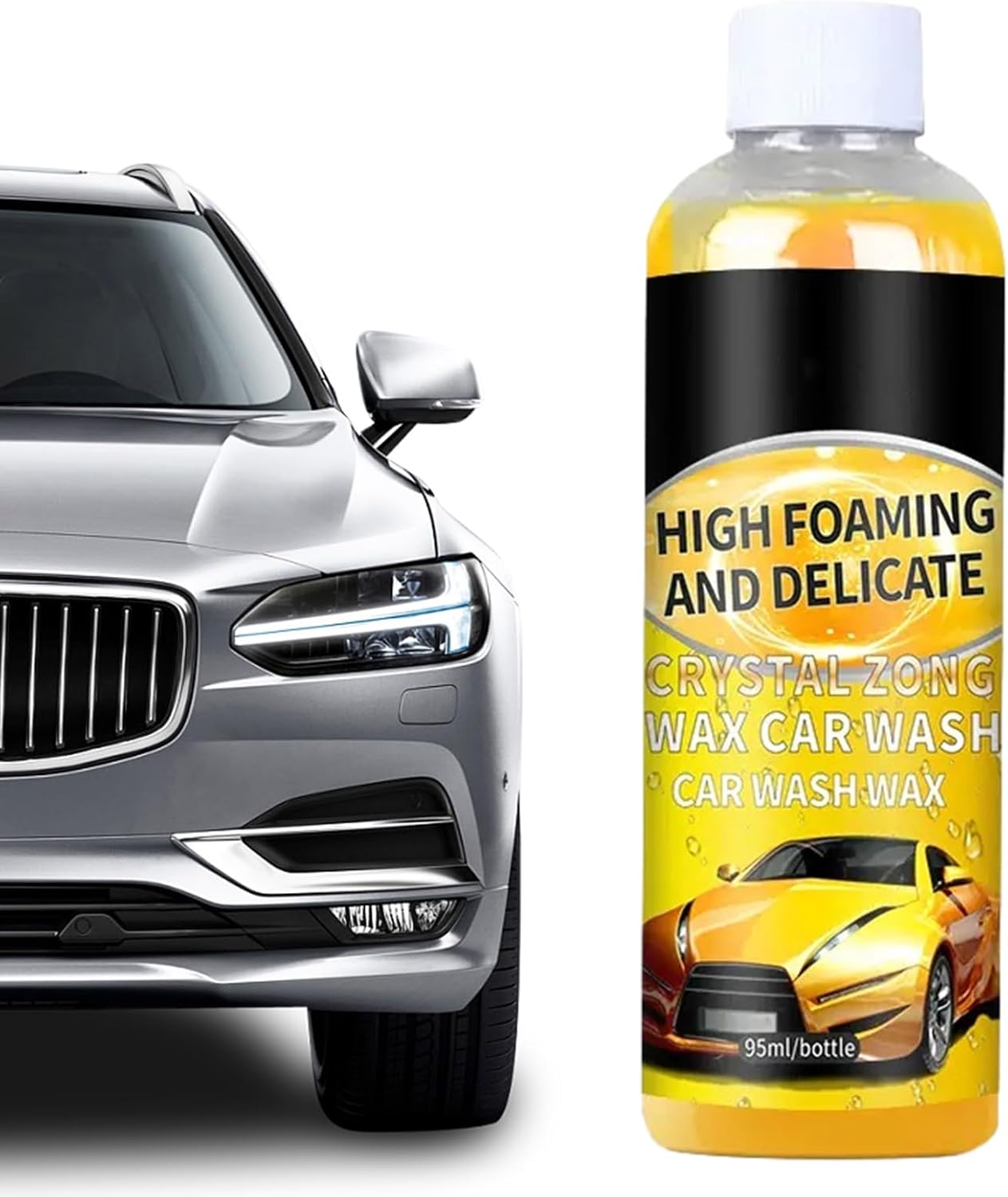 Foam Car Wash Liquid,3.2oz High Concentration Foaming Car Cleaner