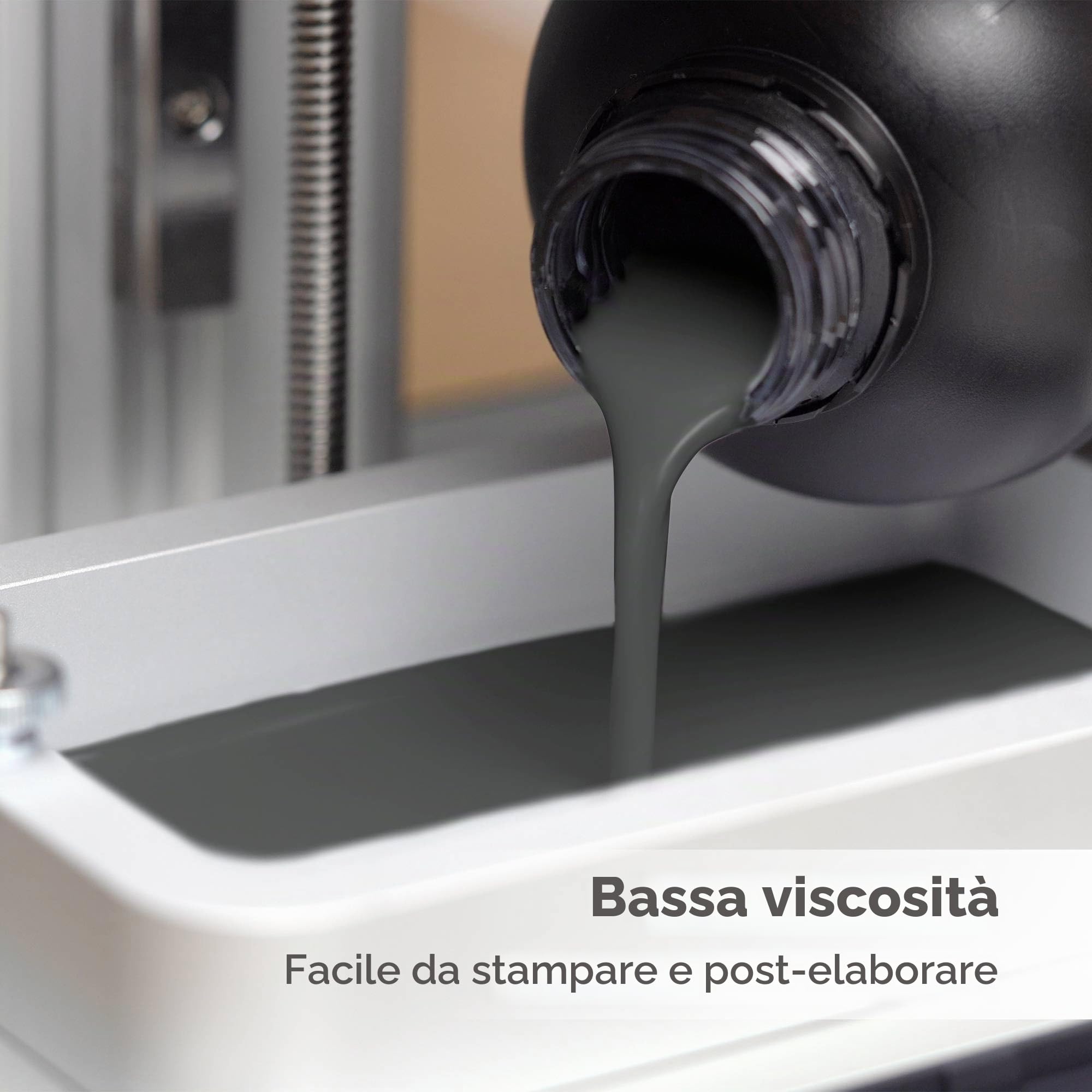 Phrozen Resina per Stampante 3D ad Alta Temperatura | Resistenza fino a 156°C, Alta Tenacità | Resina Fotopolimero UV 405nm per Stampanti LCD | TR300 (1kg)