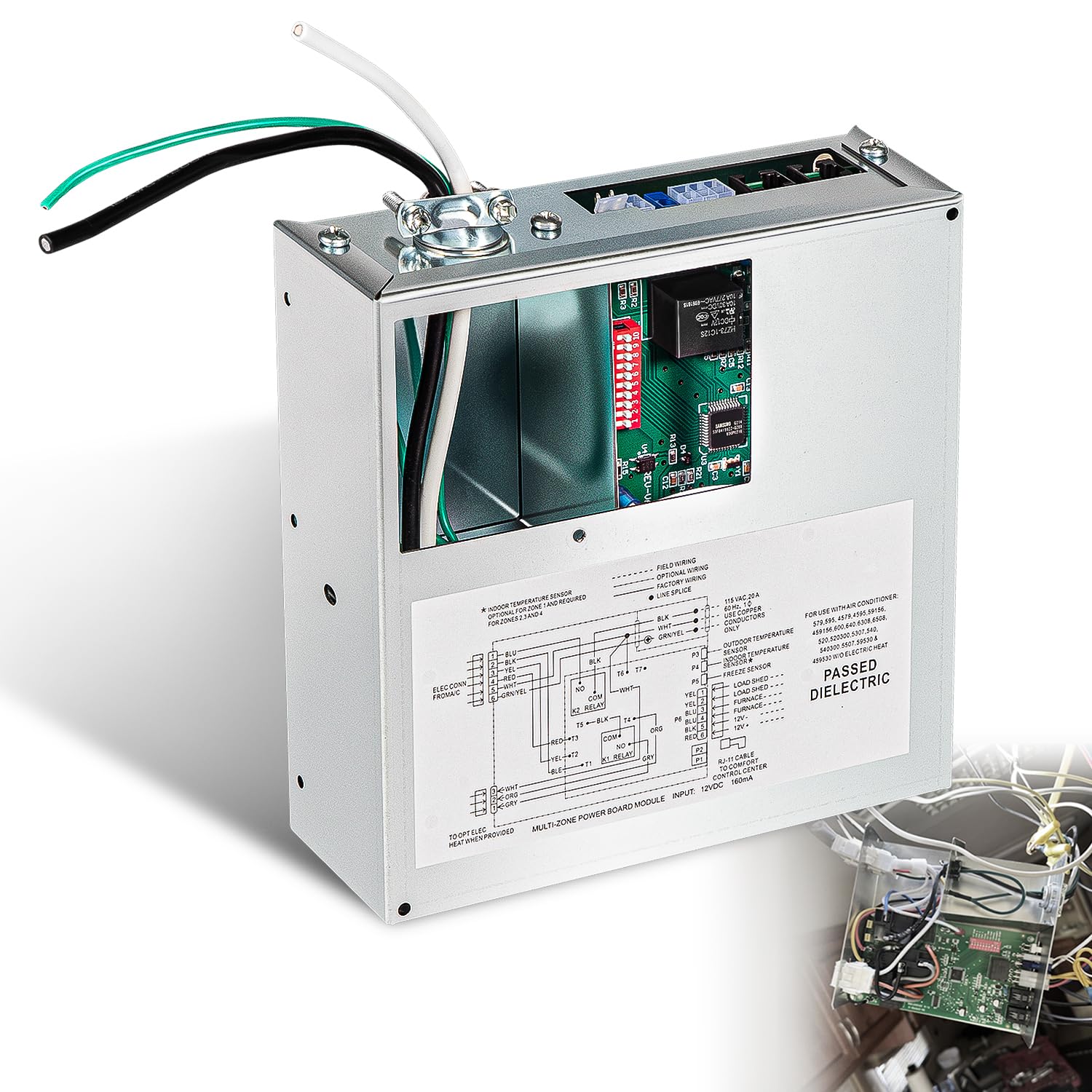 Upgraded Replacement of 3312020.000 RV Thermostat Multi-Zone Kit for Dometic Comfort Control Center II Air Conditioners (CCC2), AC Control Board