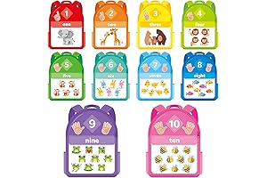 OUNENO Number Posters 1-10 for Toddlers Learning