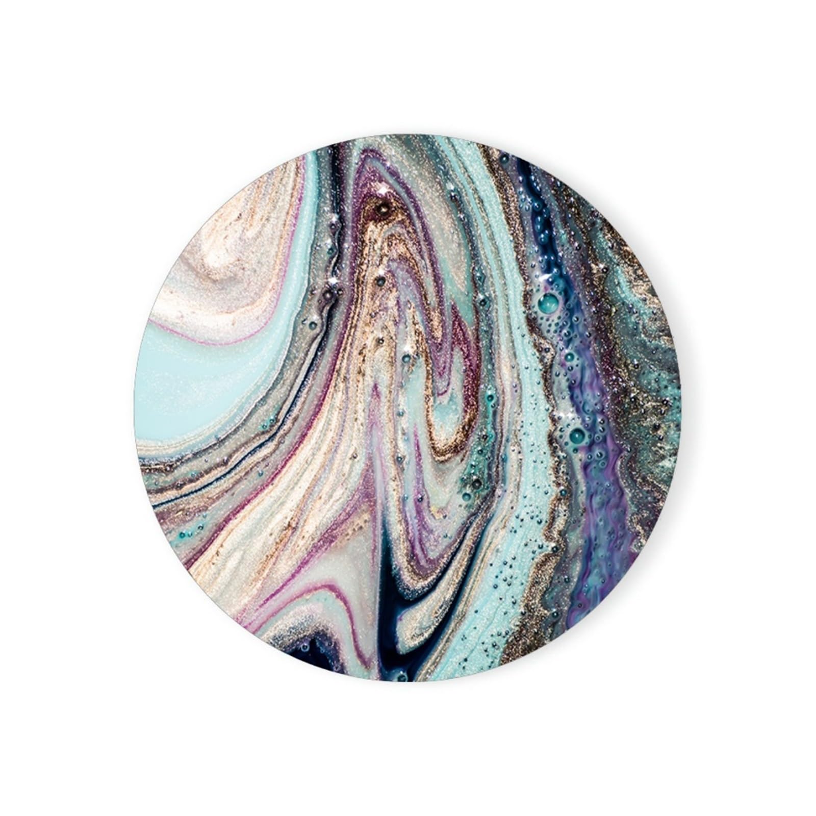 2pcs Absorbent Ceramic Stone Coasters Round Mat Coffee Table Cup Coaster For Room for kitchen(Color5)